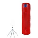 MANAS Boks Kum Torbası Asma Aparatlı Ev Tipi 120 * 35 cm (KIRMIZI)