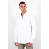 Manche Beyaz Erkek Kolay Ütülenebilir Standart Fit Normal Kesim Oxford Gömlek - 2XL