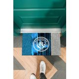 Manchester City Kapı Önü Paspası Dekoratif Kapı Paspası Dış Mekan Paspas Ev Içi Paspası 45x70cm