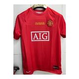 Manchester United 2008 Moskova Şampiyonlar Ligi Finali Cristiano Ronaldo Kısa Kol Forması