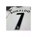 Manchesterr/Unitedd 2008 Moskova Şampiyonlar Ligi Finali Cristiano Ronaldo Forması (Beyaz)