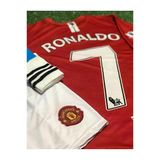 Manchester/United 2008 Moskova Finali Cristiano Ronaldo Çocuk Forması Şort Çorap 3'Lü Set (Red)