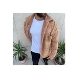 MANCY Erkek Kahve Peluş Ceket