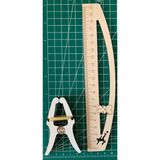 Mandal El Tipi Ahşap Hobi Amaçlı Işkence Kıskaç Klips 8cm - Beyaz