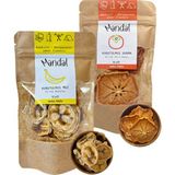 Mandal Kurutulmuş Cennet Hurması (Trabzon Hurması) ve Muz Kurutulmuş Meyve Kurusu Dilimleri - 100 gr