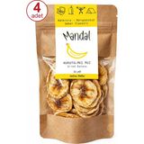 Mandal Kurutulmuş Muz 200 gram (4*50 GRAM) Muz Kurusu Kurutulmuş Meyve Kurusu Dilimleri