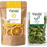 Mandal Nane Limon Kurutulmuş Limon 25 gr Yaprak Nane 10 gr - 35 gr