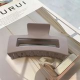 Mandal Toka İthal Ürün Büyük Boy 10 cm Mat Vizon Saç Tokası