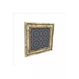 Mandala Baskılı Taş Tablo 25X25