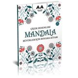 Mandala Çiçek Desenleri Büyükler Için Boyama Kitabı - Akıllı Adam Yayınları