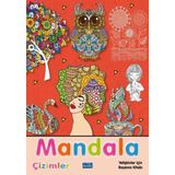 Mandala - Çizimler - Yetişkinler İçin Boyama Kitabı