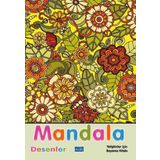 Mandala - Desenler - Yetişkinler İçin Boyama Kitabı