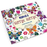 Mandala Renk Renk Hayvanlar Her Yaş İçin Boyama Kitabı (Kapak değişebilir)
