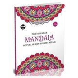 Mandala Zor Desenler Büyükler İçin Boyama Kitabı - Akıllı Adam