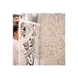 Mandalart Fabric Morocco Duvar, Dekoratif Hazır Şablon, Stencil,100X100 Cm Boyut,