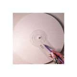 Mandalart Fabric Teknik Çizim Aleti, 3'ü 1 Arada, Pergel, İletki, Cetvel, Tüm Boyutlarıyla,