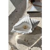 Mandalin Art Studio Deniz Kabuğu Şeklinde Dekoratif Tabak, Takı Tabağı