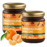 Mandalina Macunu | Zencefil, Zerdeçal, Havlıcan, Tarçın, Bal & Propolis İçeren Karışık Bitkisel Macun 210 ml x 2 Adet