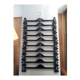 Mandallı Askılık 10lu Em-38/ 38cm Genişlik ( Elbise Askısı/ Etek Askısı / Pantolon Askısı)