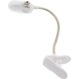 Mandallı LED Kitap Okuma Lambası – Esnek Yaylı Boyun, Pilli, Klipsli Tasarım – Kitap, Masa, Yatak Başı İçin Okuma Işığı