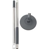 Mandallı Mikrofiber Mop Seti 360° Döner Başlıklı Ayarlanabilir Saplı Yer Temizlik Mopu