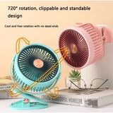 Mandallı Şarjlı Fan 3 Kademeli Taşınabilir Vantilatör Serinletici Mini Klima 360 Derece Dönen Fan - Beyaz