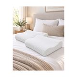 Mandaş -2li Set- Visco Boyun Destekli Ortopedik Yastık (60x40x11-13cm)