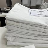 Mandaş 50x70 100 Adet Pamuklu Beyaz Fermuarlı Yastık Astarı Kılıfı