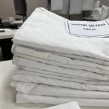 Mandaş 50x70 50 Adet Pamuklu Beyaz Fermuarlı Yastık Astarı Kılıfı