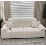 Mandaş Bürümcük Koltuk Örtüsü -Özel Kesim Krem- Std Tk (3+2+1+1) - 180 x 220 cm