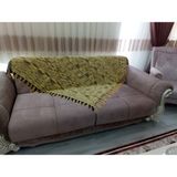 Mandaş El Dokuma Koltuk Şalı Yeni Nesil 170*170 1 Li Pk Vizon - 170 x 170 cm