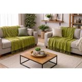 Mandaş El Dokuma Yeni Nesil Koltuk Şalı 170X170 1 Li Pk A Yeşil