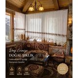 Mandaş El İşi Dantelli Kanaviçe Buldan Perdesi Tek Kanat (300*190)