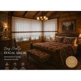 Mandaş El İşi Dantelli Kanaviçe Buldan Perdesi Tek Kanat (375*190)