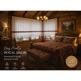 Mandaş El İşi Dantelli Kanaviçe Buldan Perdesi Tek Kanat (500*190)