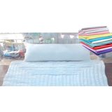 Mandaş Karı Koca Yastığı 50x130+Yastık Kılıfı, Pamuklu, Uzun Yastık (50x130) - Beyaz - 50 x 135 cm