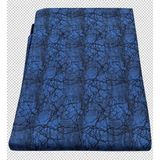 Mandaş Süngerli Ipeksi Kadife Kaymaz Koltuk Örtüsü (170X210) - Damarlı Indigo - 170 x 210 cm - İndigo