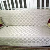 Mandaş Tekstil Gümüş 280x170 cm Milenyum Saraylı Lüx Maxi Çekyat Örtüsü