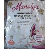 Mandaş Tekstil Manolya Lastikli Isıya Dayanıklı Keçe Lamineli Ütü Masası Kılıfı, Ütü Bezi (140X50) - 140 x 50