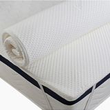 Mandeep Ortopedik 8 cm Smart Kuş Tüyü Yatak Pedi Yatak Koruyucu Yatak Şiltesi 2 Adet Yastık Kılıfı Hediyeli - Beyaz - 140 x 200 cm