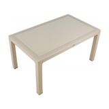 Mandella 90x150 cm Wood Camlı Çöl Beji Masa