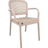 Mandella Ares Rattan Koltuk (2 Adet) Çölbeji - Çok Renkli