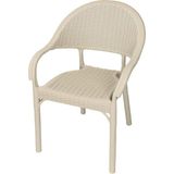 Mandella Eylül Rattan Koltuk (2 Adet) Çöl Beji - Krem Rengi