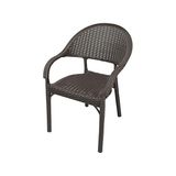 Mandella Eylül Rattan Koltuk Kahverengi - Çok Renkli - Standart