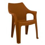Mandella Polo Rattan Tik Bahçe Sandalyesi