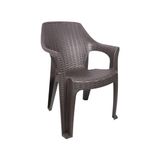 Mandella Queen Rattan Koltuk (4 Adet) Kahverengi