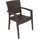 Mandella Zeus Rattan Koltuk Kahverengi - Çok Renkli