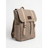 Mandosi Vintage Kanvas Sırt Çantası - Seyahat Okul Kamp Outdoor Günlük Kullanım – 7158 - Bej