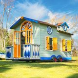 Mandu Ahşap Çocuk Tinyhouse Oyun Evi