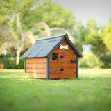 Mandu Isı Yalıtımlı Ahşap Köpek Kulübesi Small